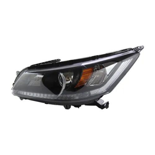 Chrome Halogen Headlights lamps Assembly for 2013-2015 Honda Accord Sedan