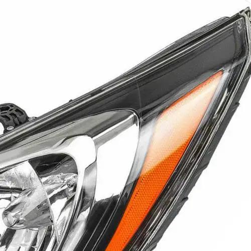 Pair Halogen Headlights Headlamps for 2012-2014 Hyundai Accent Sedan