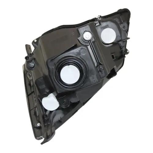 Pair Black Halogen Headlights Headlamps Assembly for 2007-2011 Honda CR-V CRV