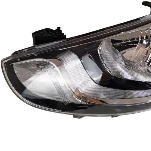 Pair Halogen Headlights Headlamps for 2012-2014 Hyundai Accent Sedan