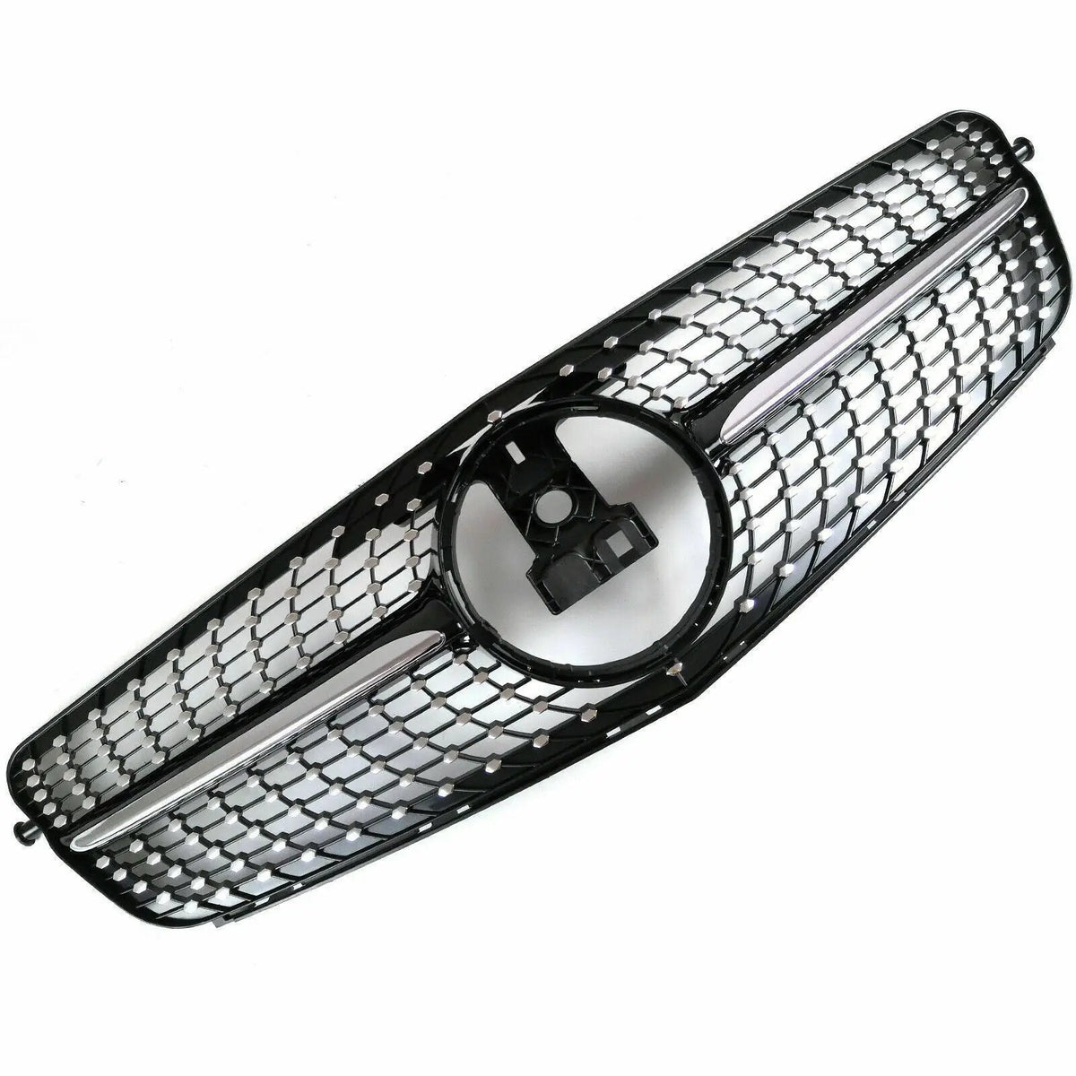 07-14 Mercedes-Benz W204 C200 C300 Black Diamond Style Front Grille Grill