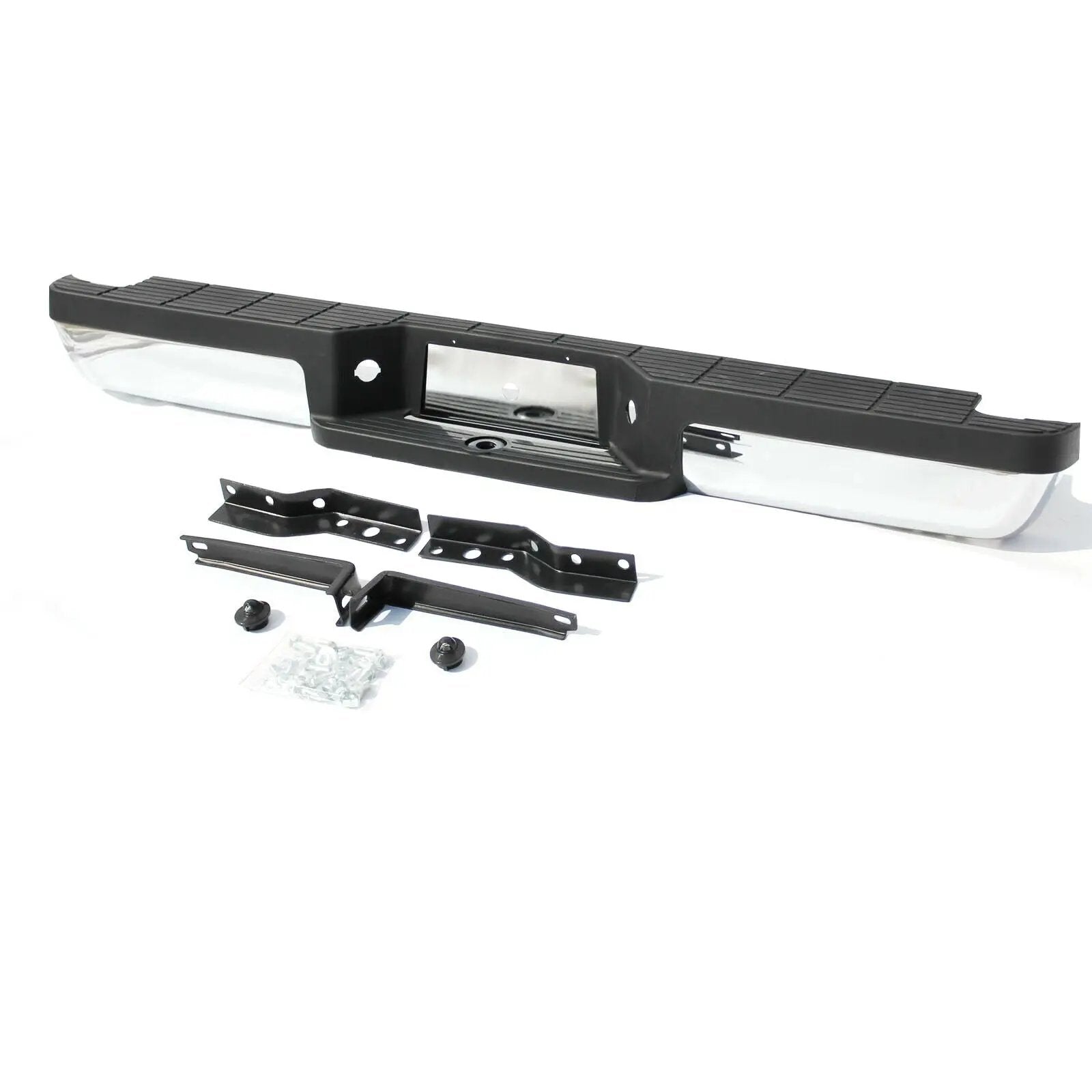 NEW Chrome Steel Rear Step Bumper Assembly for 1993-2011 Ford Ranger Fleetside