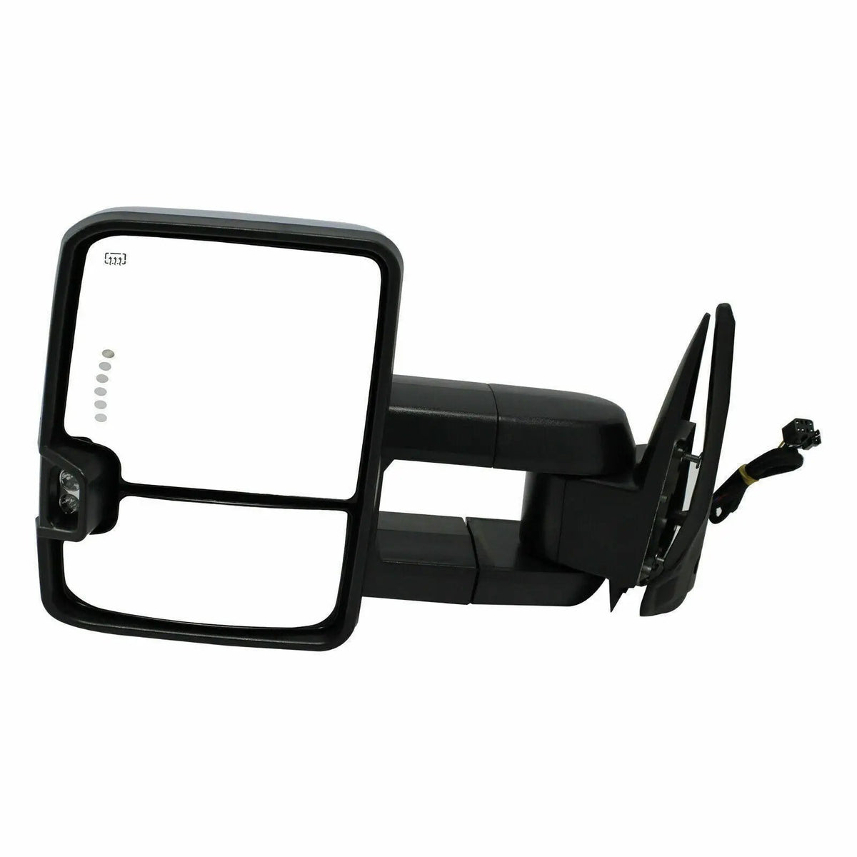 Chrome Tow Mirrors Power Heat Turn Signal for 99-02 Chevy Silverado 1500 2500