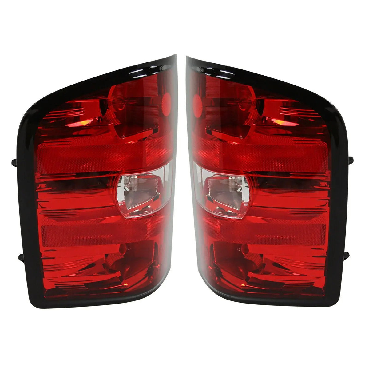 Tail Lights w/Bulbs for 2007-2013 Chevy Silverado 1500 2500 3500 HD