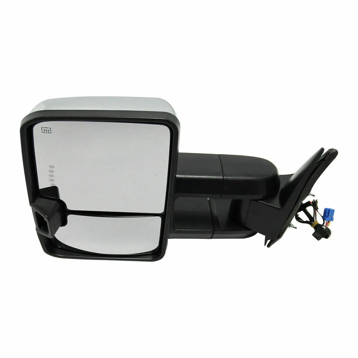 Chrome Tow Mirrors Power Heat Turn Signal for 03-06 Chevy Silverado 1500 2500