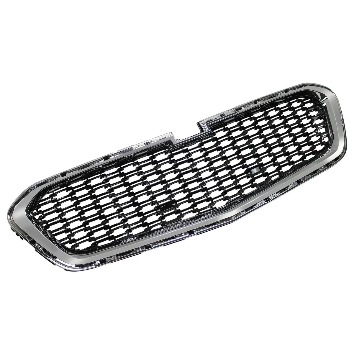 Chrome Front Upper & Center Grille Grill for 2014-2015 Chevrolet Malibu