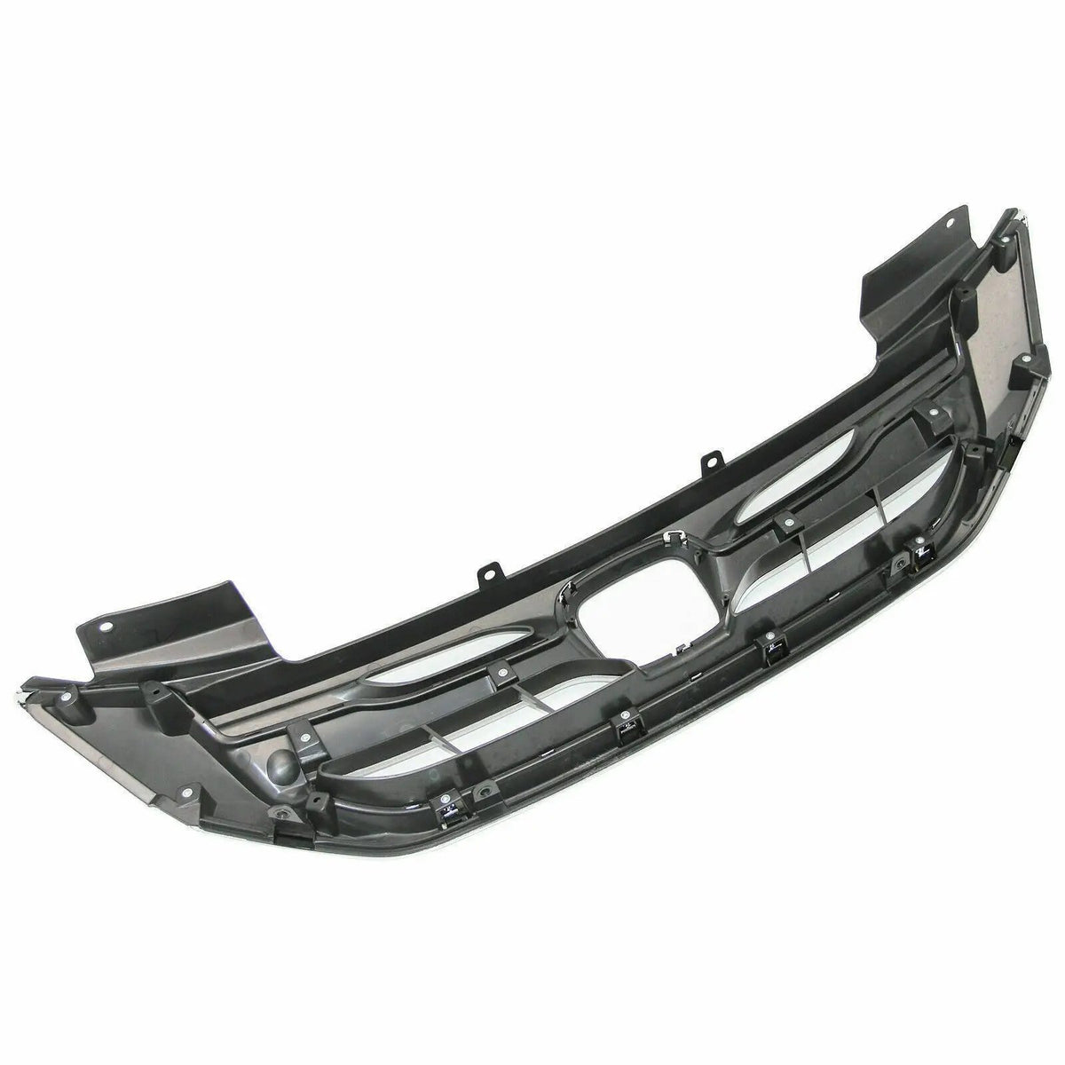 2013-2015 Honda Accord Sedan JDM Mod Style Front Grille Grill Black & Chrome
