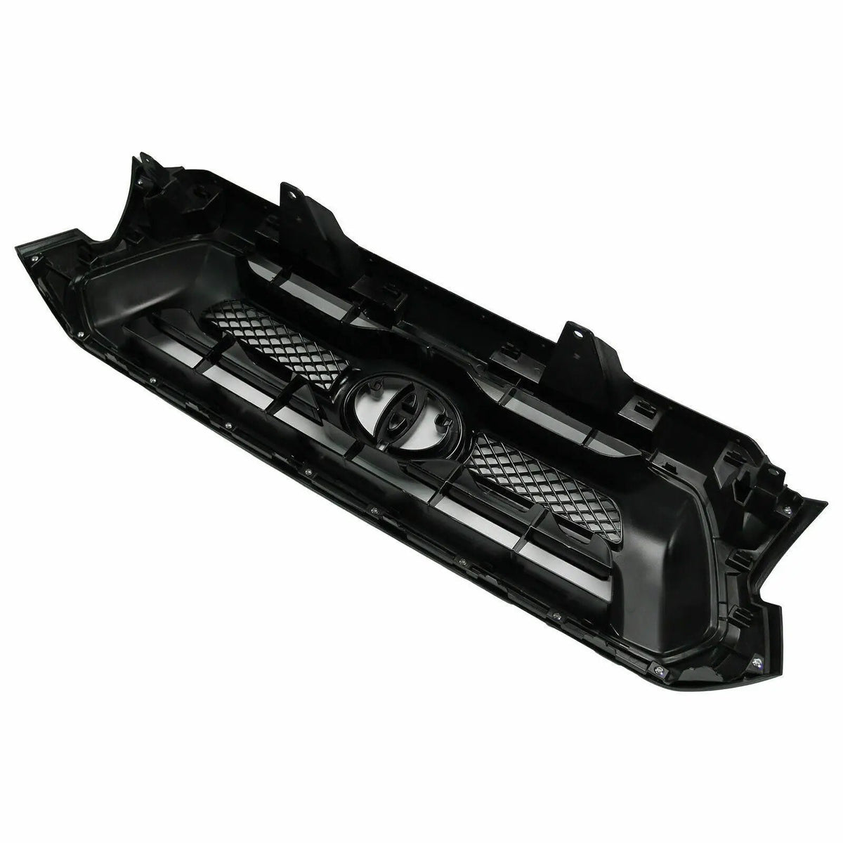 Front Bumper Grille Gloss Black Mesh for 2012-2015 Toyota Tacoma