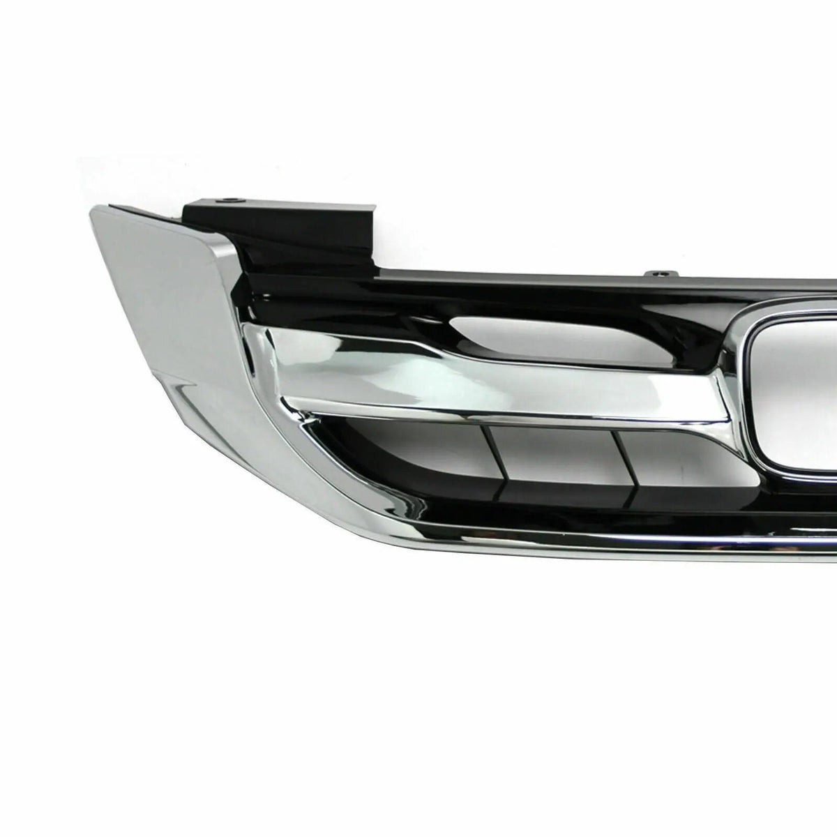 2013-2015 Honda Accord Sedan JDM Mod Style Front Grille Grill Black & Chrome