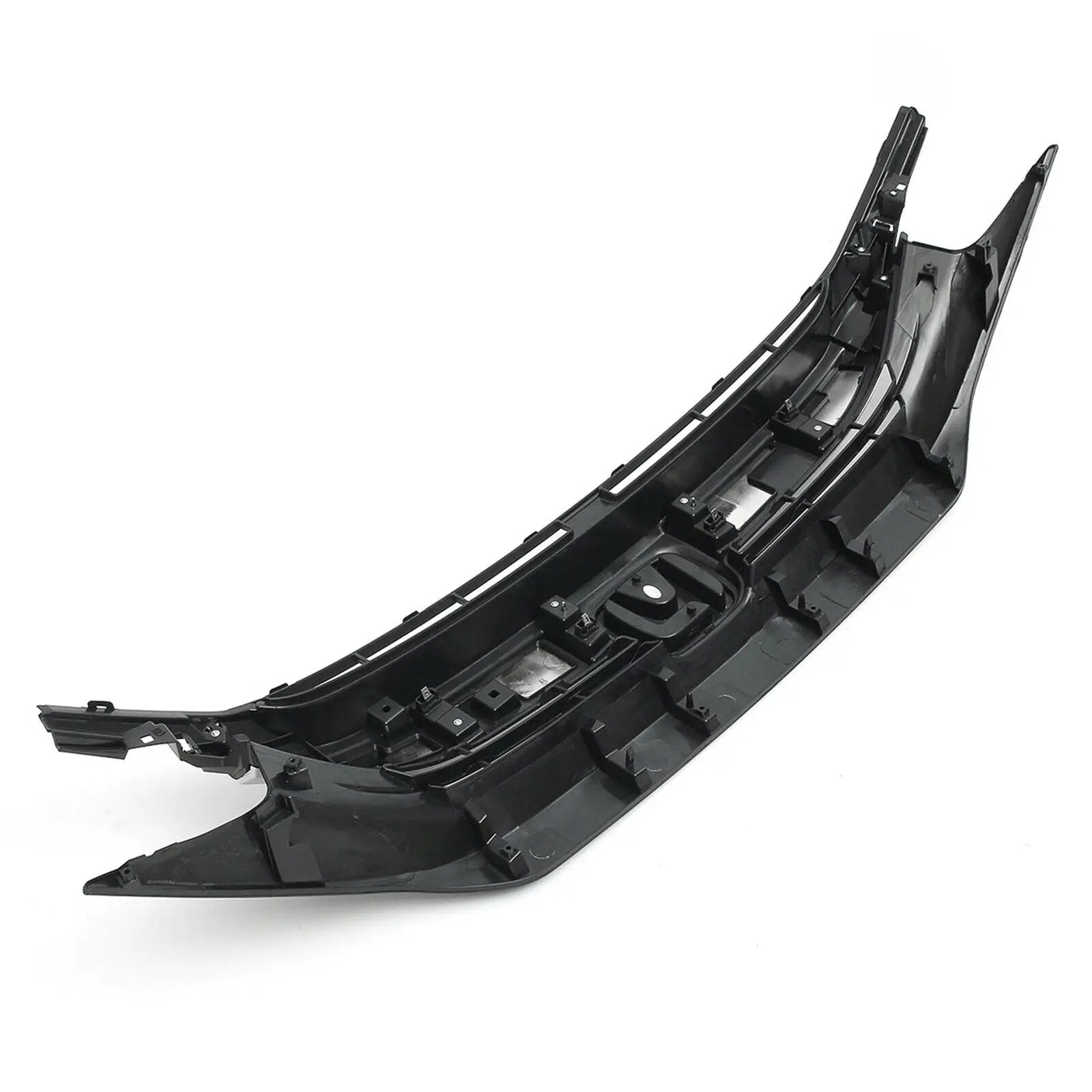 Chrome Front Bumper Upper Grille Grill for 16-18 Honda Civic 10TH GEN