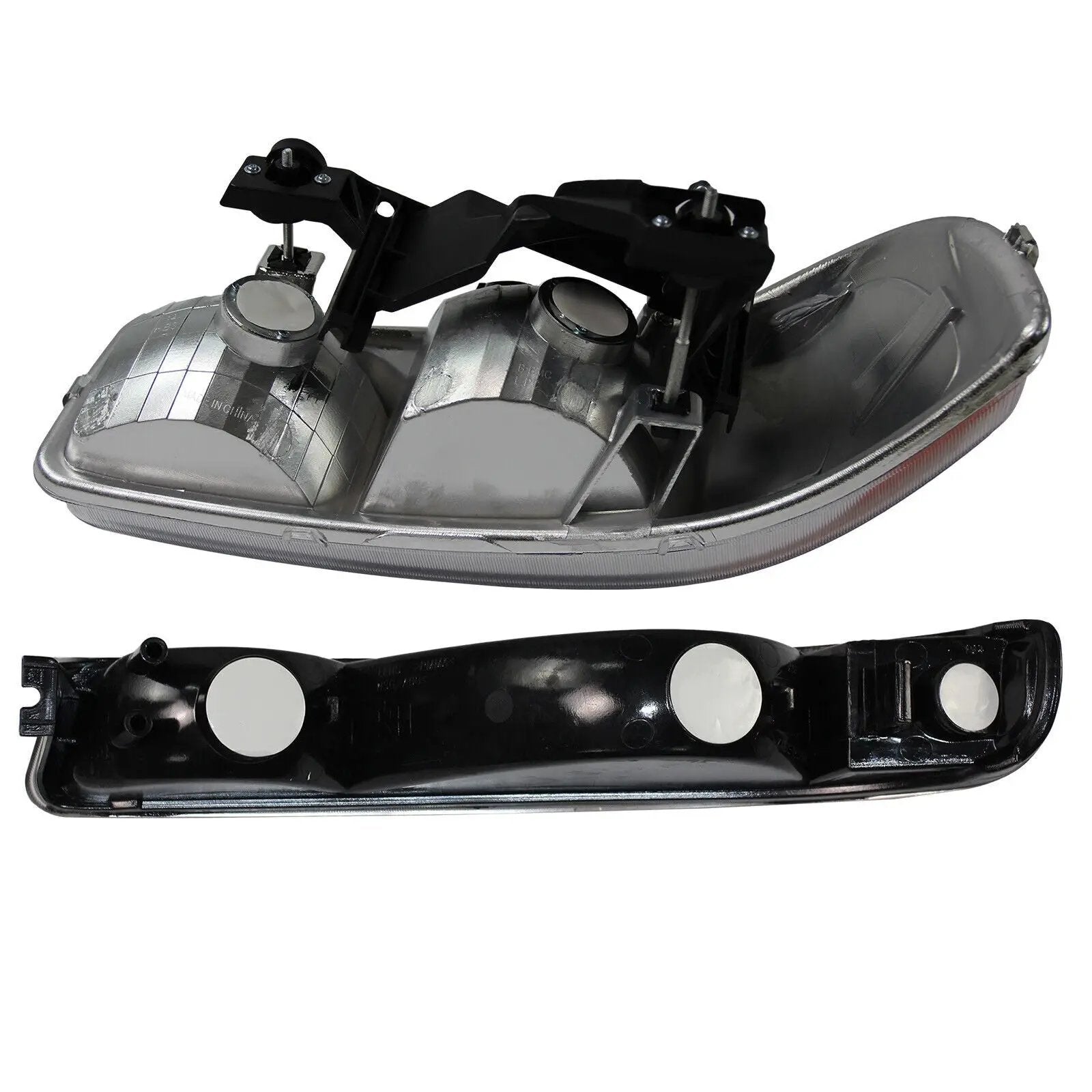Headlights Bumper Lamps Fits 1999-2006 GMC Sierra 1500 Yukon XL 1500