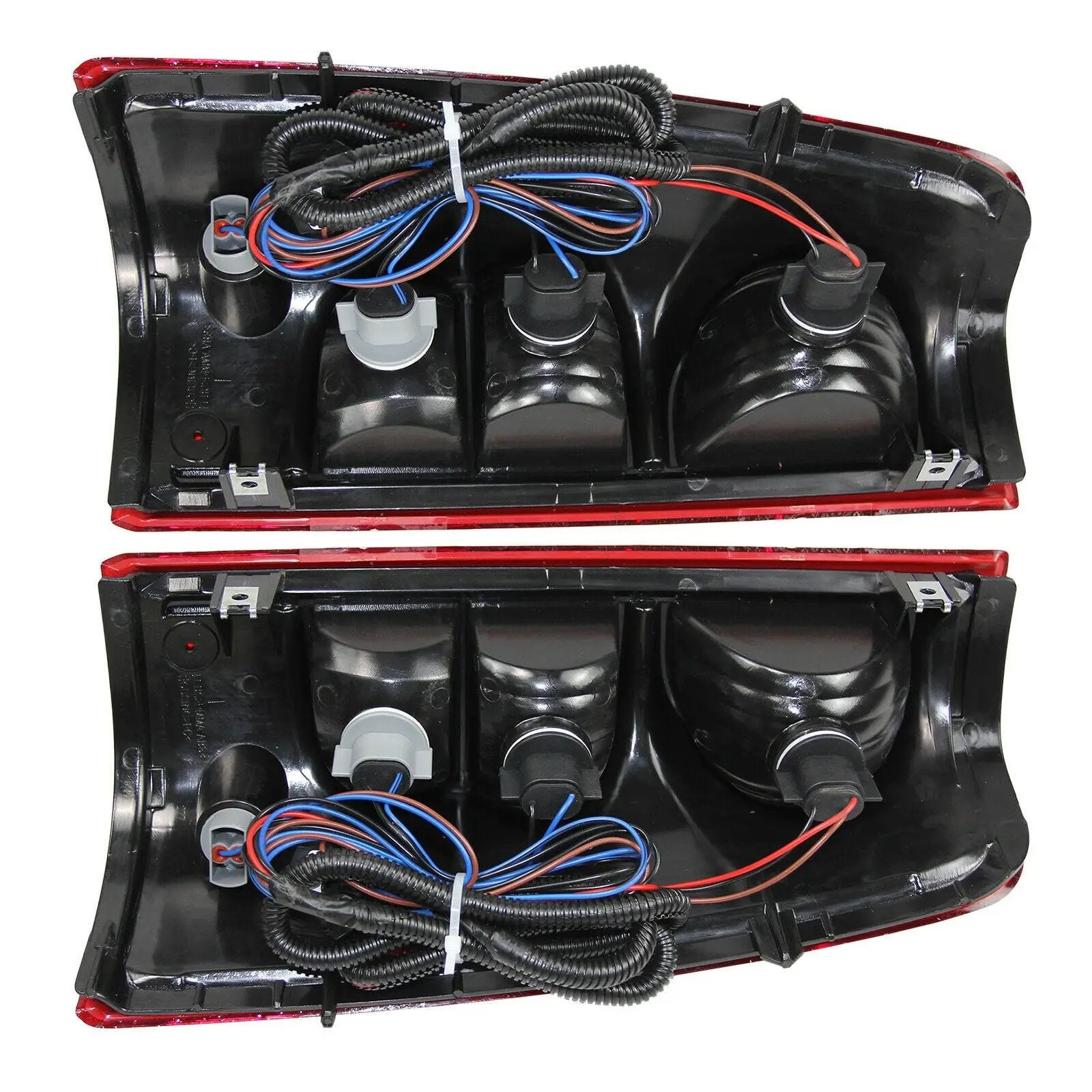 Tail Lights Brake Lamps w/Bulbs for 03-06 Chevy Silverado 1500 2500 3500 HD