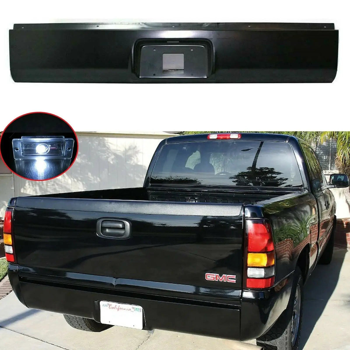 Rear Bumper Roll Pan for 99-06 Chevy Silverado GMC Sierra 1500 Fleetside