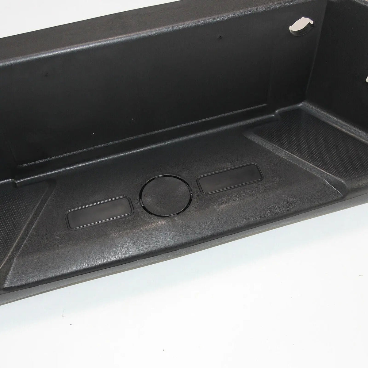Black Rear Step Bumper w/o Sensor Holes Assembly for 2009-2014 Ford F150 F-150