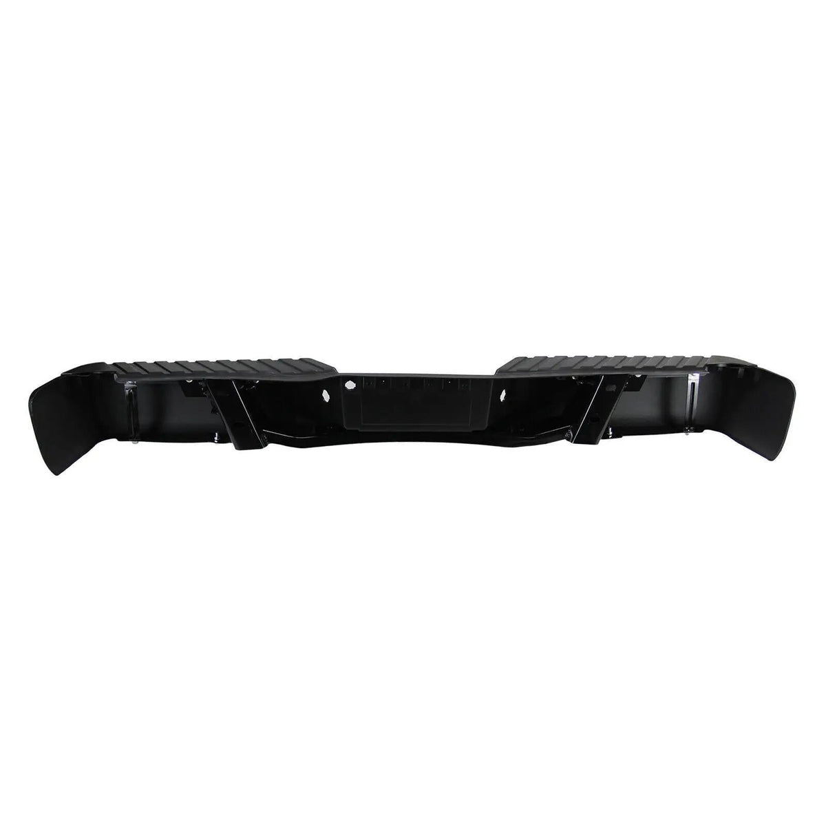 Black Rear Step Bumper w/o Sensor Holes Assembly for 2009-2014 Ford F150 F-150