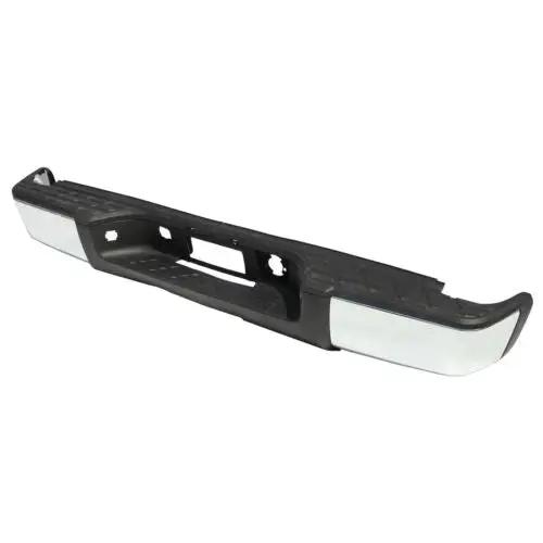 Chrome Rear Step Bumper w/o Holes for 07-13 Chevy Silverado GMC Sierra 1500