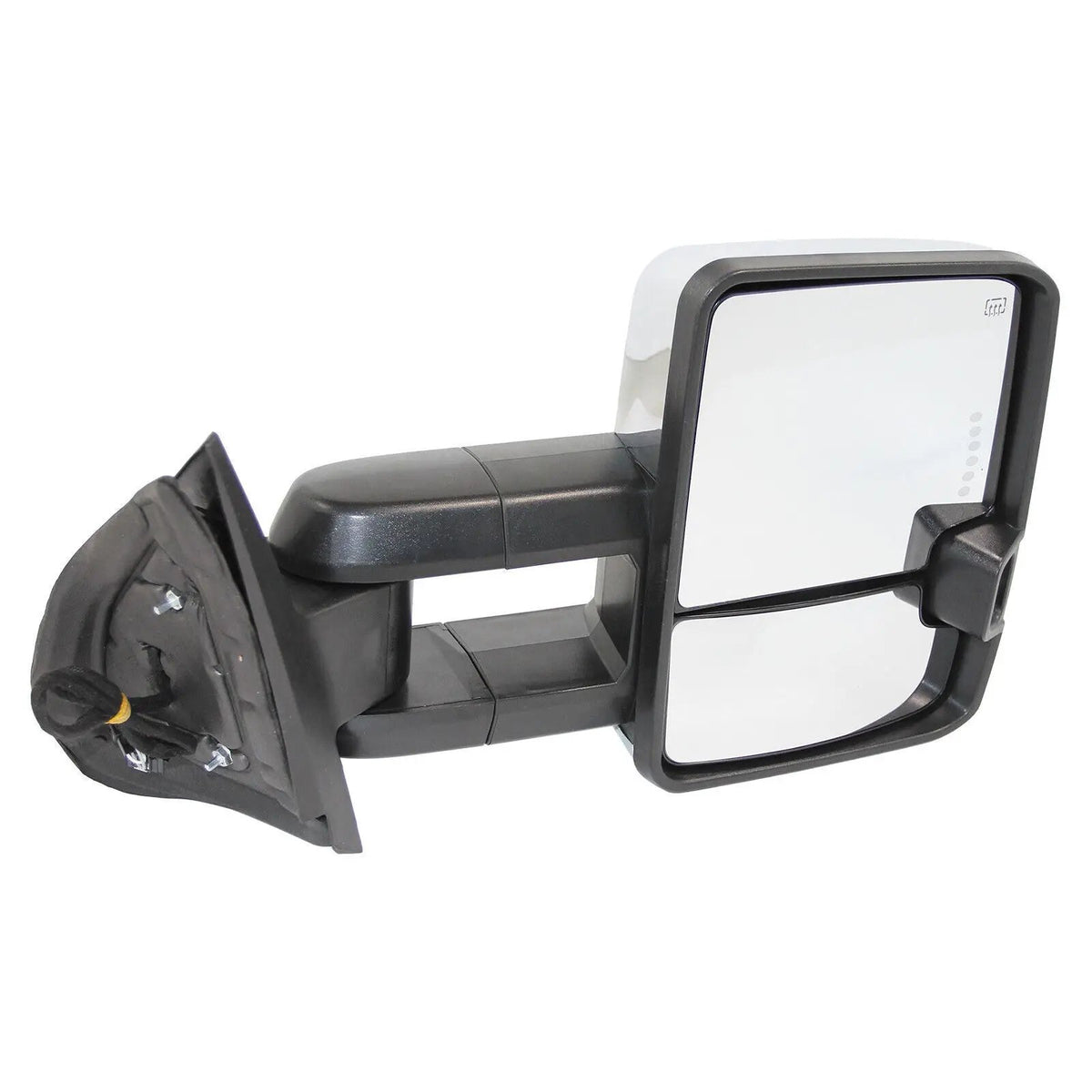 Chrome Tow Mirrors Power Heat Turn Signal for 2007-13 Chevy Silverado 1500 2500