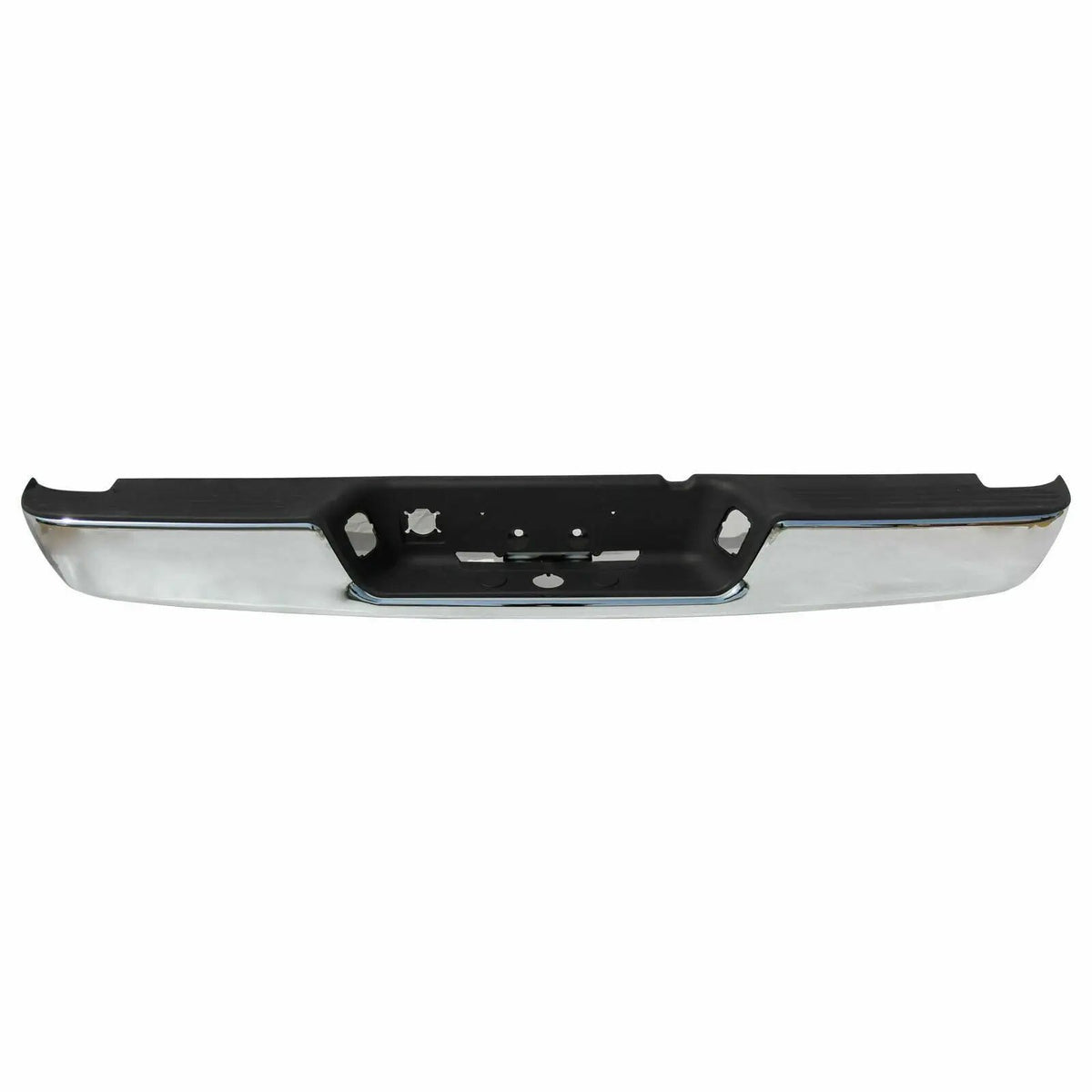 Rear Step Bumper Assembly for 2004-2008 Dodge Ram 1500 2500 3500 HD Black & Chrome