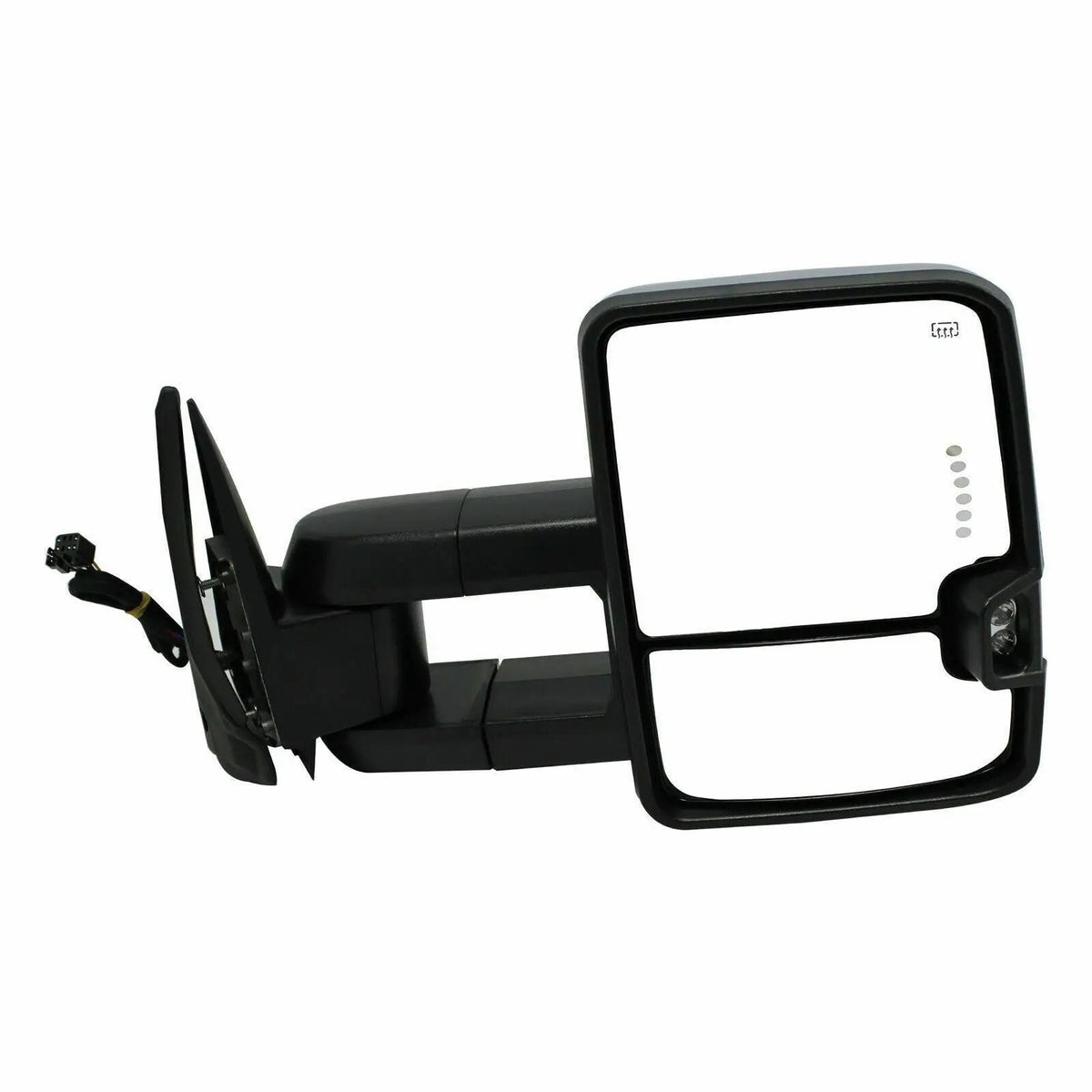 Chrome Tow Mirrors Power Heat Turn Signal for 99-02 Chevy Silverado 1500 2500