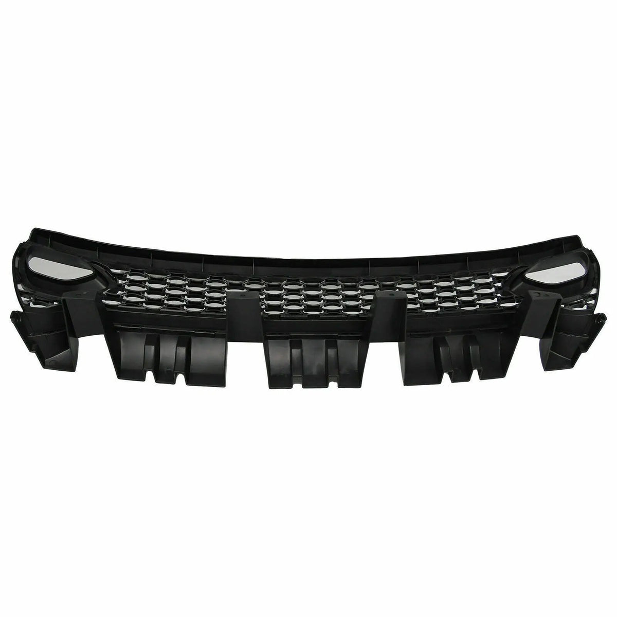 Bumper Upper Honeycomb Grille w/Bezels Dual Inlets for 15-21 Dodge Charger