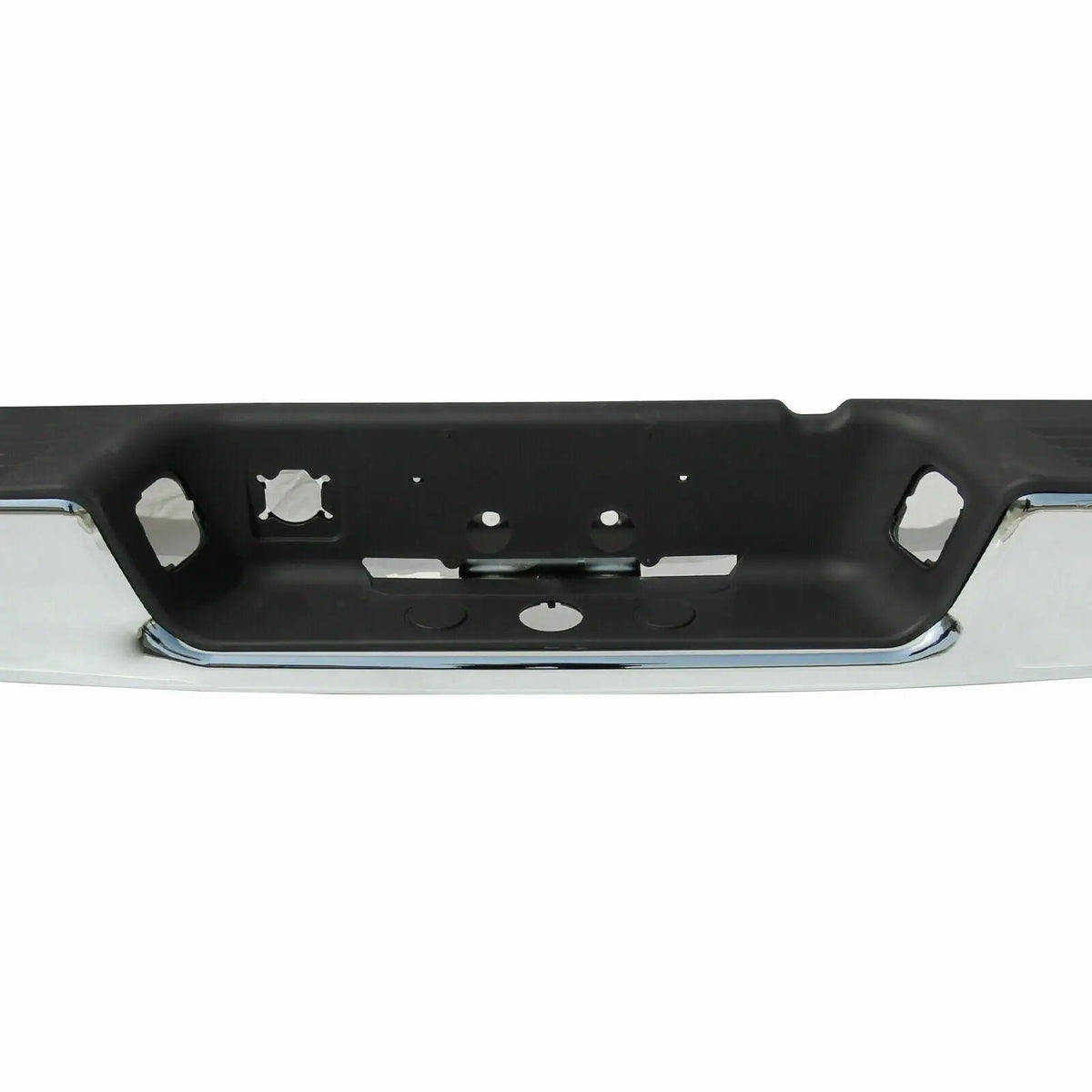 Rear Step Bumper Assembly for 2004-2008 Dodge Ram 1500 2500 3500 HD Black & Chrome