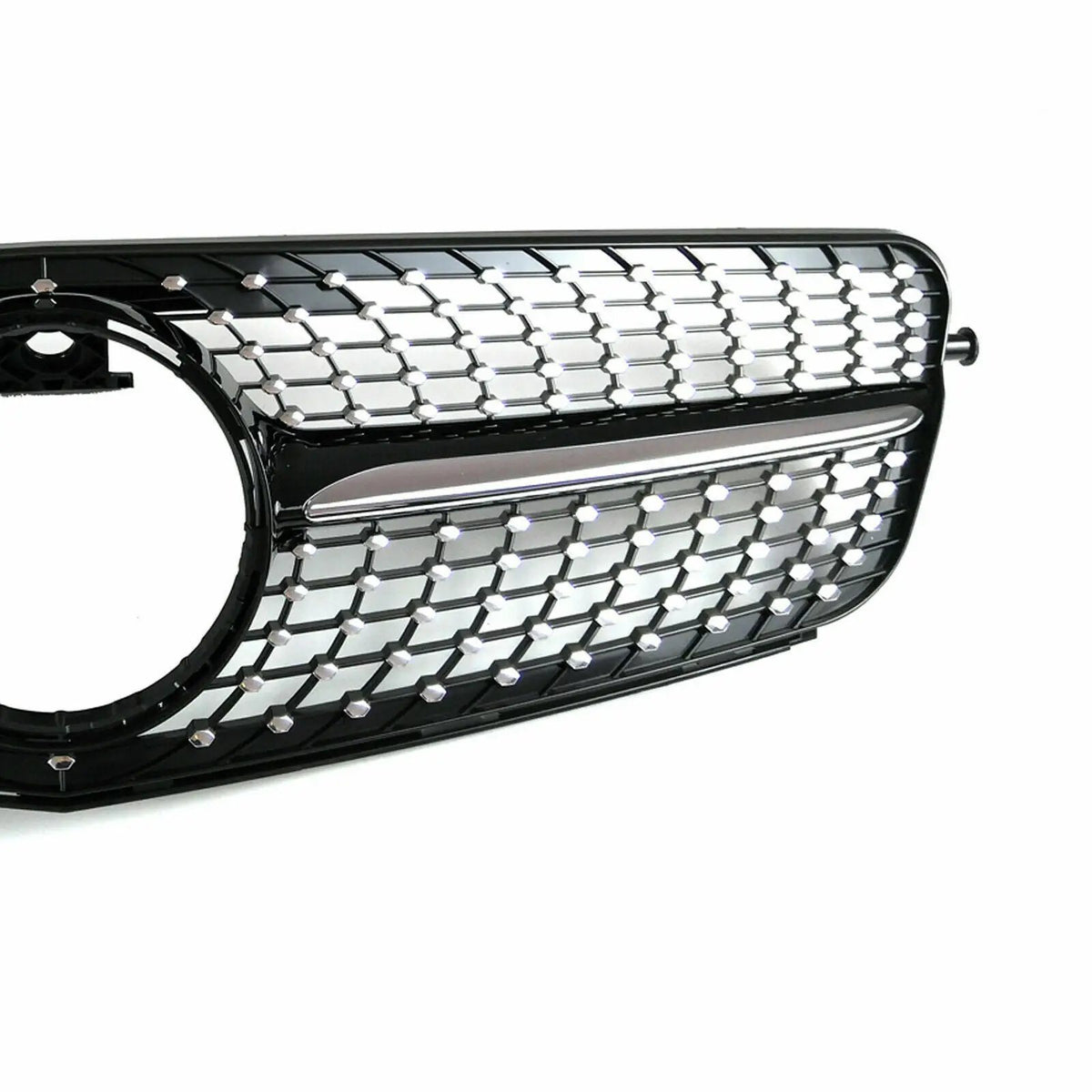 07-14 Mercedes-Benz W204 C200 C300 Black Diamond Style Front Grille Grill