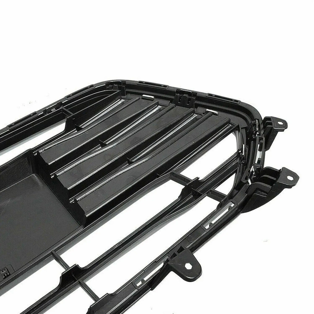 Front Upper Lower Grille Grill Black & Chrome for 17-20 Chevrolet Trax