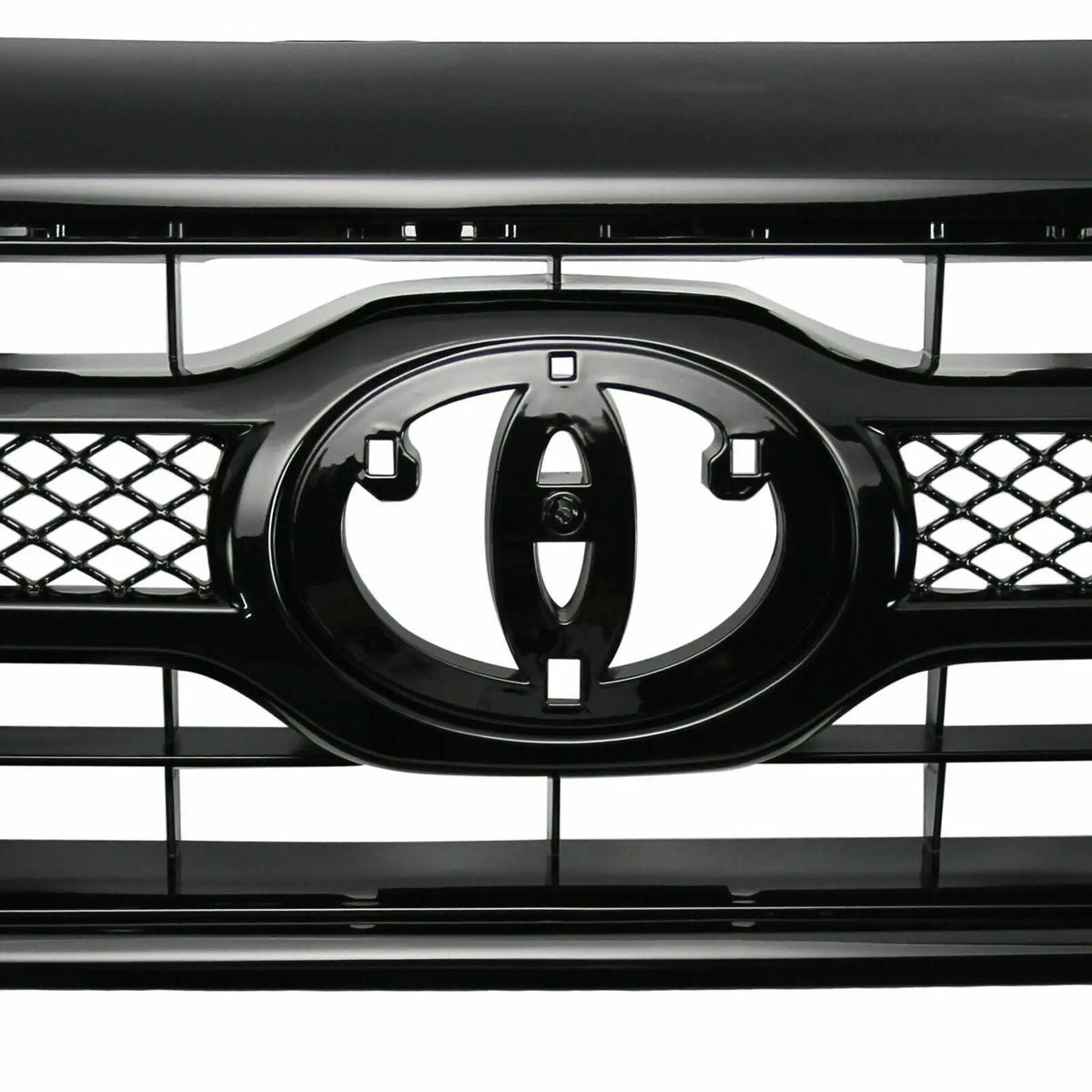 Front Bumper Grille Gloss Black Mesh for 2012-2015 Toyota Tacoma