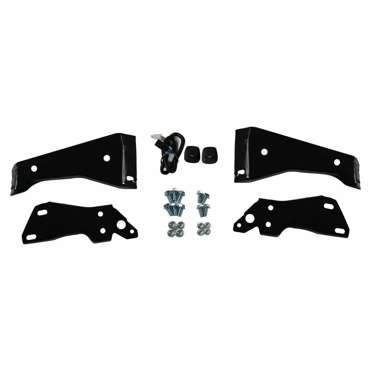 Black Rear Step Bumper for 88-2000 Chevy Silverado GMC Sierra C/K 1500 2500
