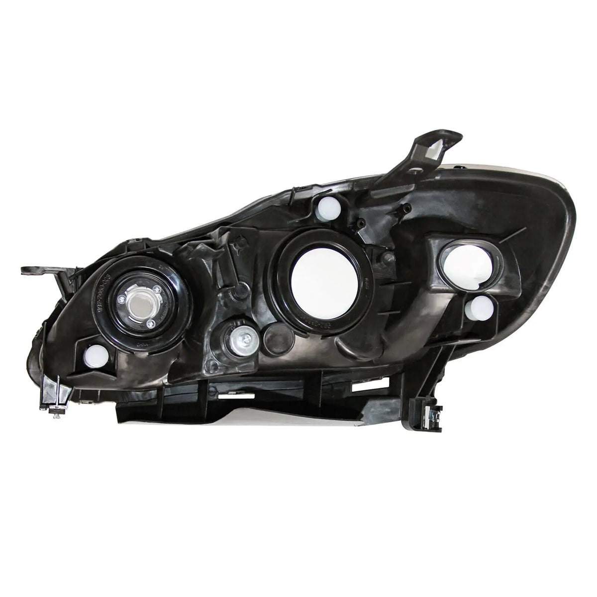 Headlights Assembly Headlamps Black Housing for 2003-2008 Toyota Corolla