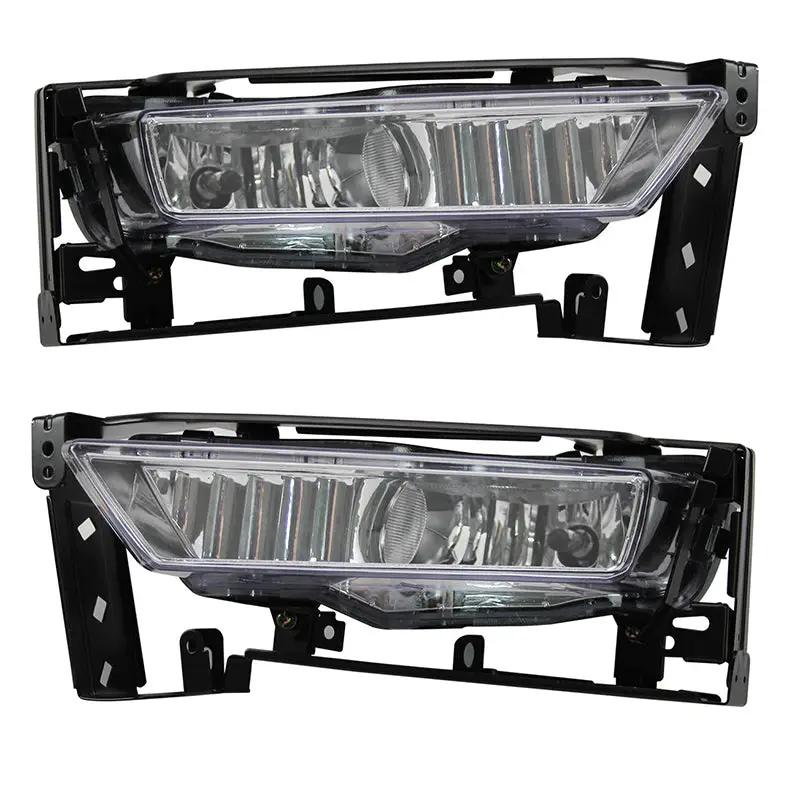 Pair of Fog Lights w/Bulbs Wiring for 2013-2015 Honda Accord Sedan